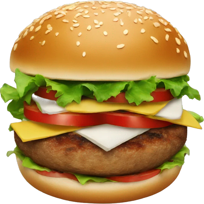 vegan burger emoji