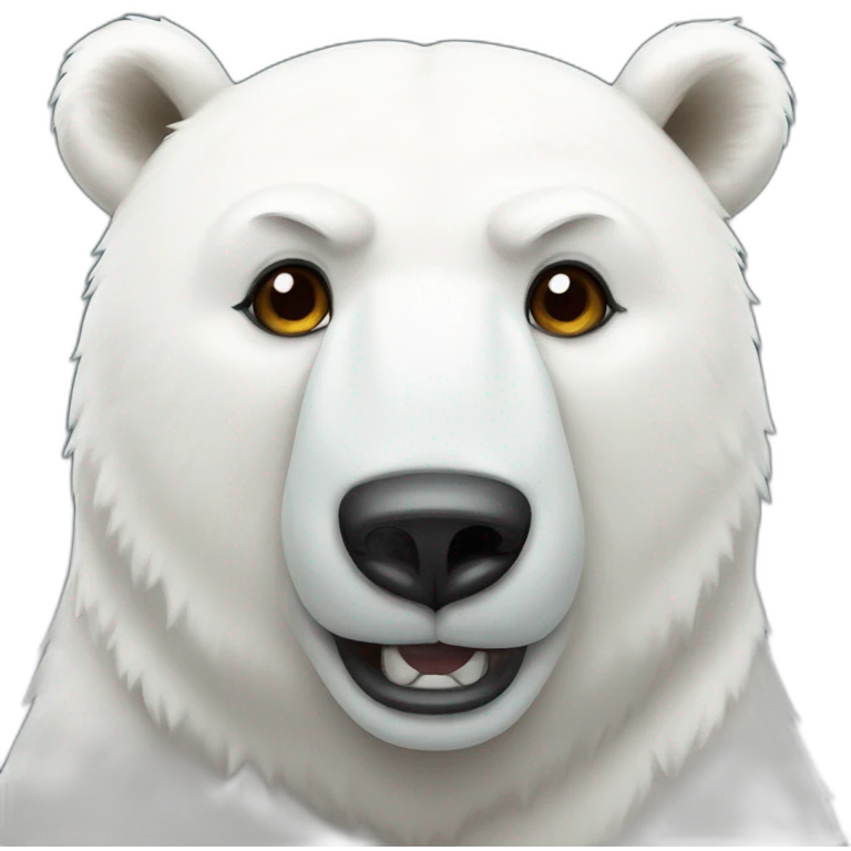 Polar bear emoji