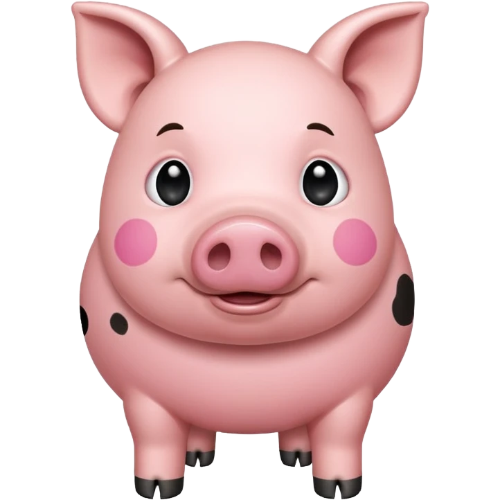 Pig with spots  emoji