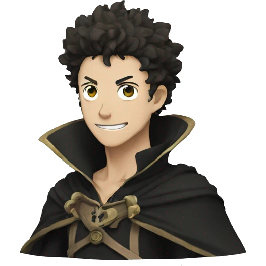Black CLOVER emoji