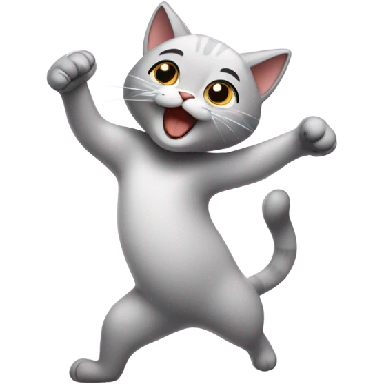 dancing cat emoji