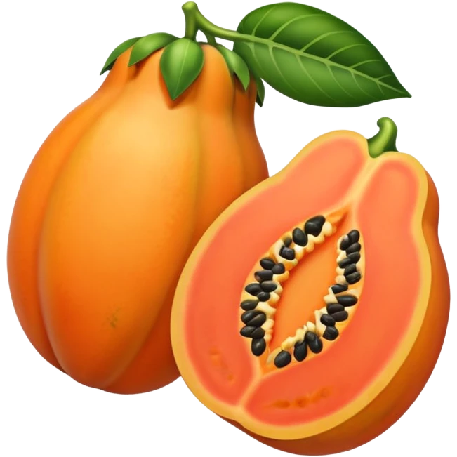 papaya emoji