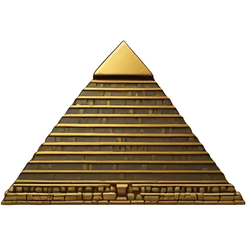 Vinyl record into Egypt pyramid emoji