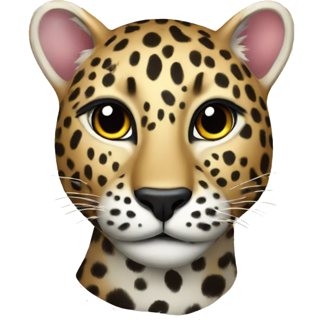 Fancy leopard  emoji