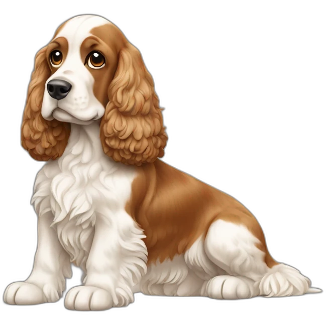 Dog-english-cocker-spaniel-full-body emoji