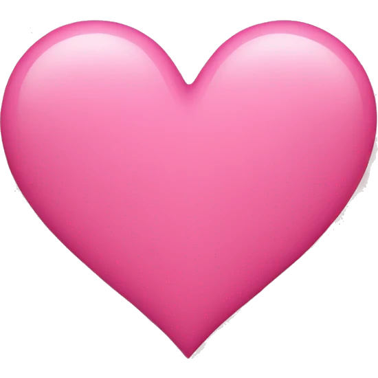 Pink heart emoji