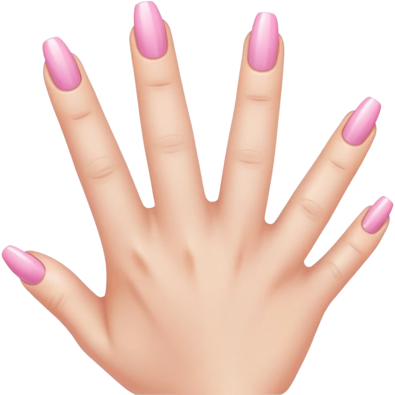 Light pink nails emoji