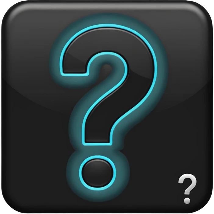 Squared question mark emoji