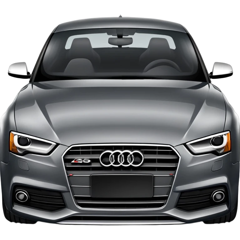 Dark grey Audi s5 emoji