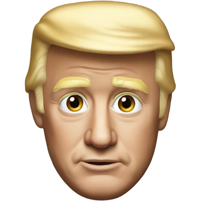 photorealistic Donald trump emoji
