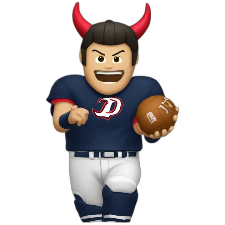 Tanaka became a devil emoji