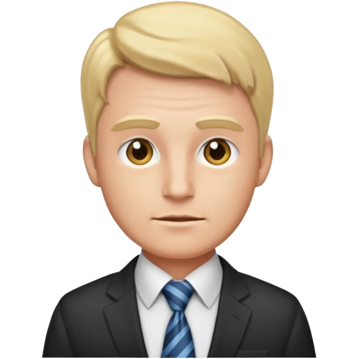 AN UNCLE with a tie in business clothes emoji