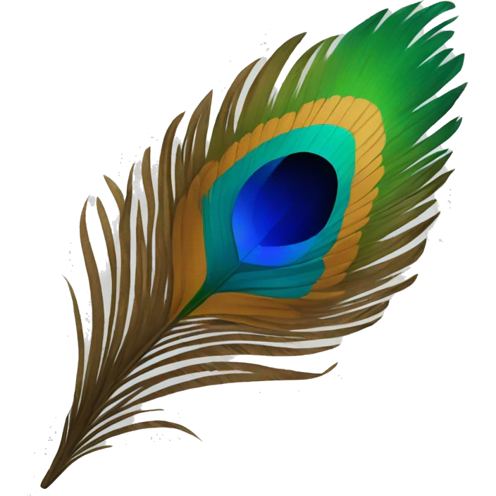 Peacock feather  emoji