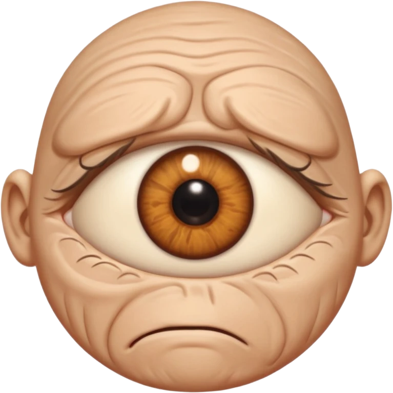 an ugly look in the corner of the eye  emoji