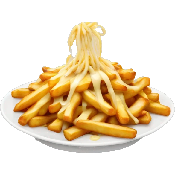 Poutine qui mange des nouilles  emoji
