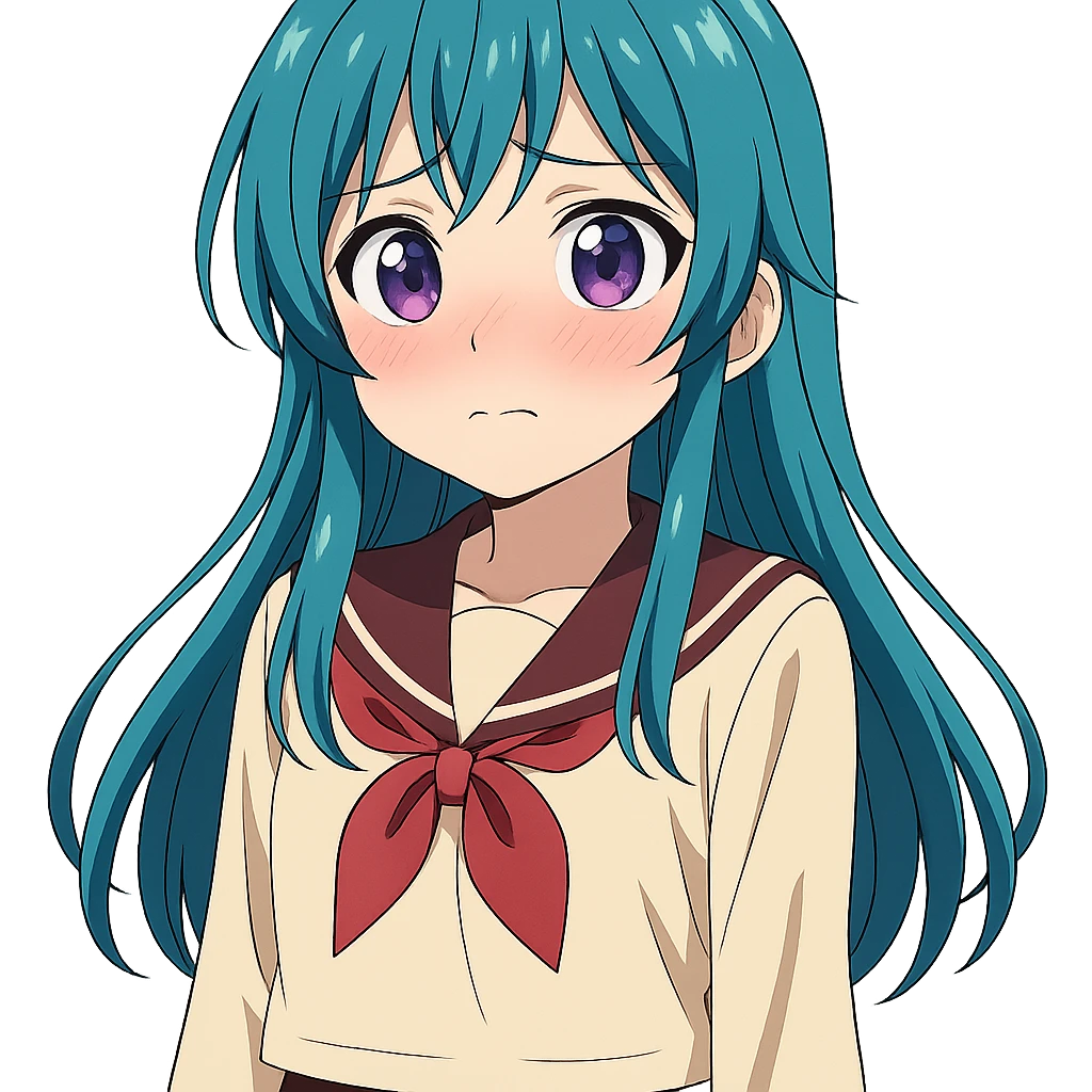 Anime-style character of юки суо with expressive eyes and vibrant colors emoji