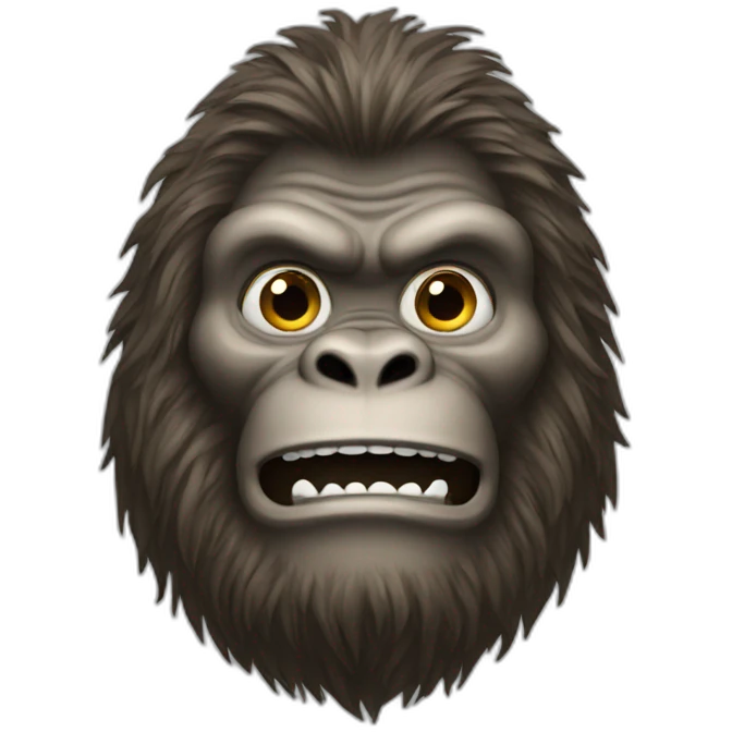 Bigfoot emoji