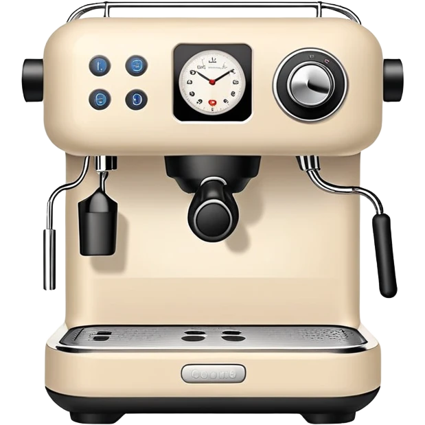 Pale beige coffee machine emoji