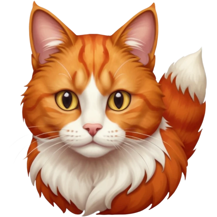 Constantin dagegen – obgleich sein Name für mich eine blaue Farbe trägt – wäre ein prachtvoller roter Kater mit weißer Marmorierung, starkem Knochenbau und halblangem Fell. Sein Blick strahlte Sanftmut und innere Standhaftigkeit aus, als könne ihn nichts auf der Welt erschüttern. emoji