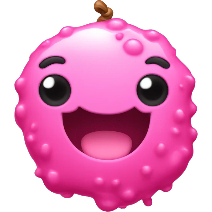 Pink charm slime emoji