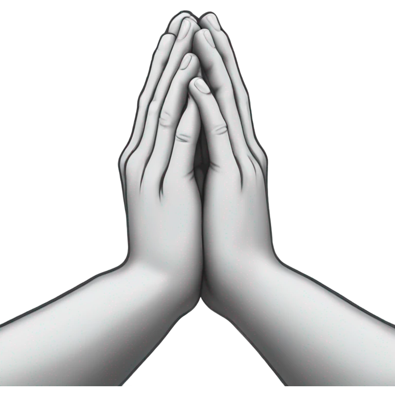 Praying hands emoji