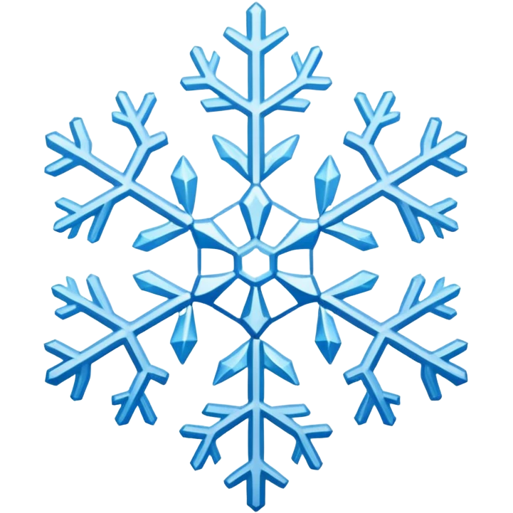 give me a aesthetic snow flake emoji
