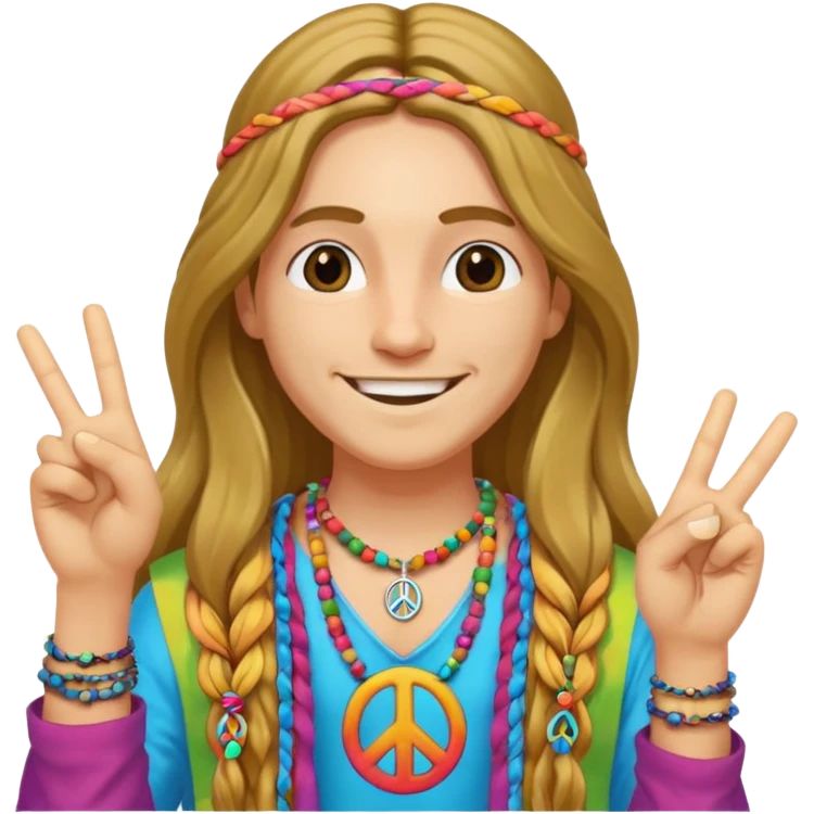 Hippie emoji