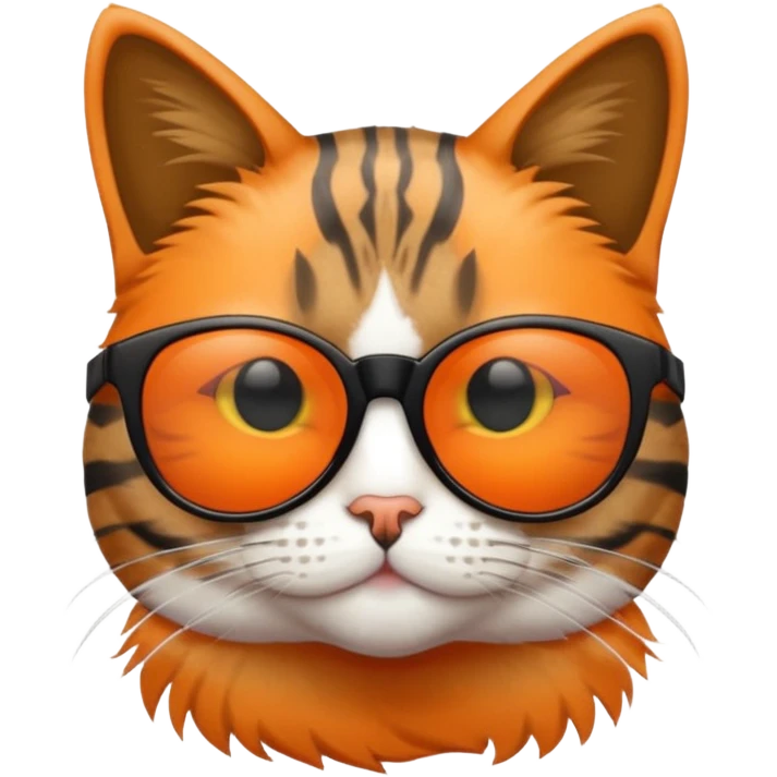 Cat wearing sunglasses emoji