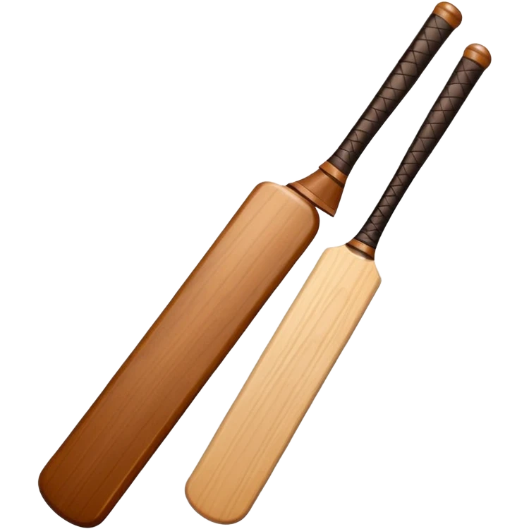 Cricket bat emoji
