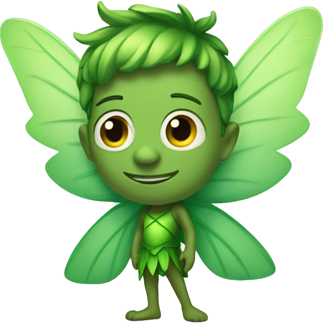 Male Green Fairy emoji