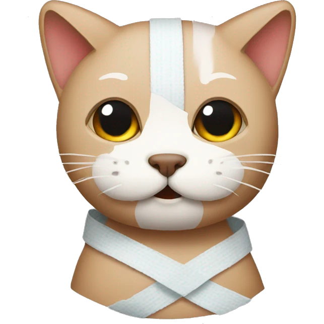 cat bandaged emoji