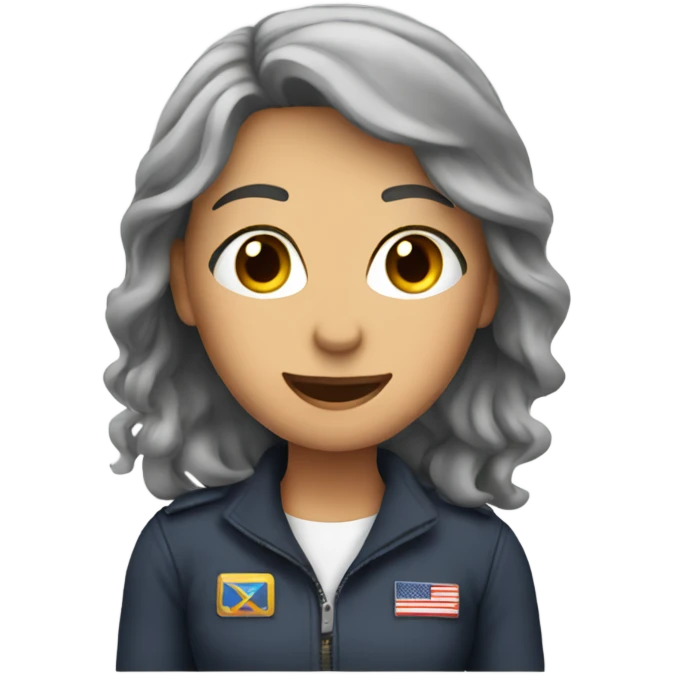 Julia in a plane emoji