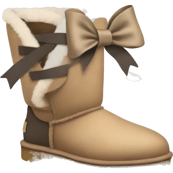 Ugg with bow emoji
