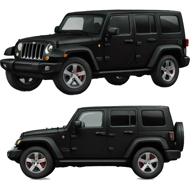 Black SRT jeep emoji