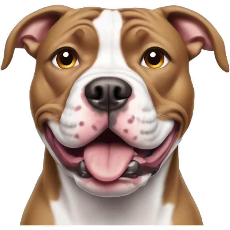 Shocked bluenosed pitbull emoji