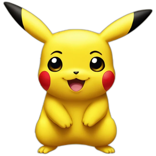 Pikachu sur un arbre emoji