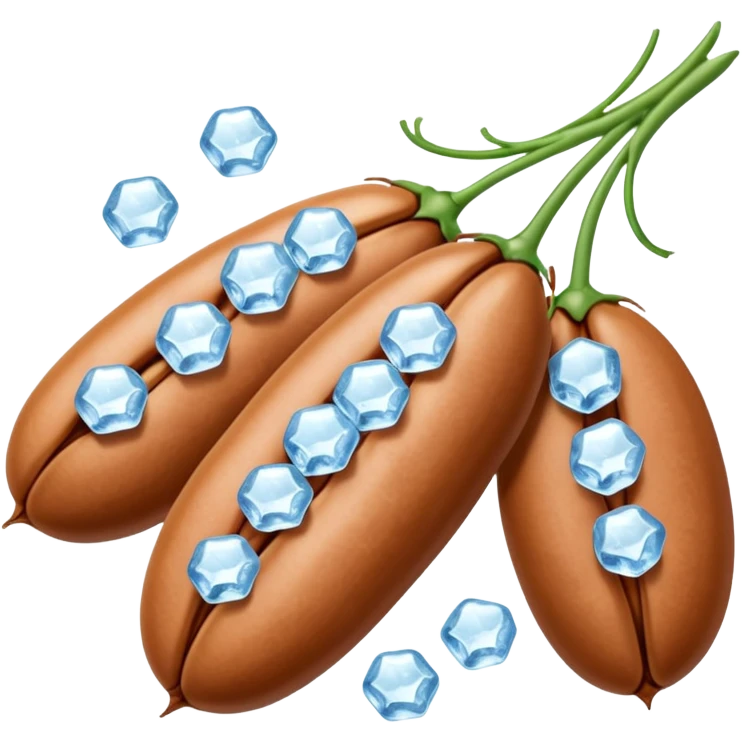 three pinto beans frozen emoji