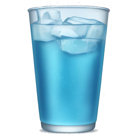 cup of ice water emoji