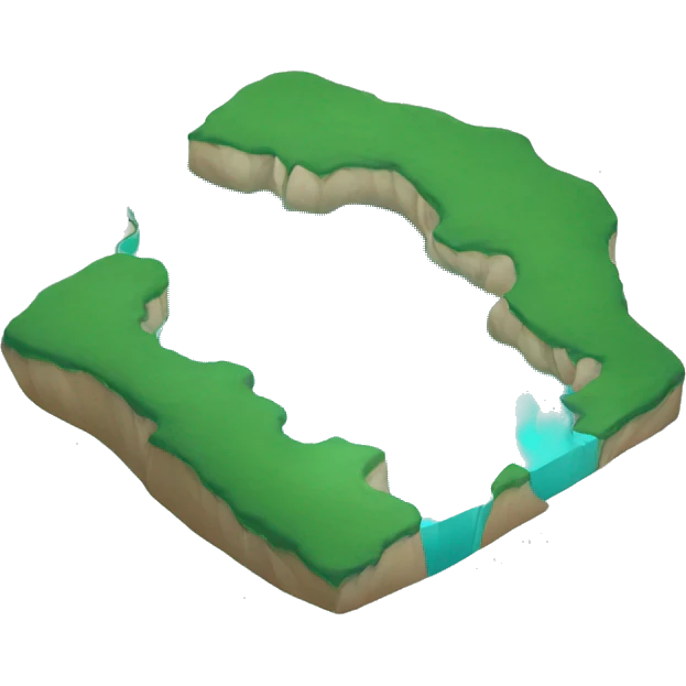 Turquoise lake emoji