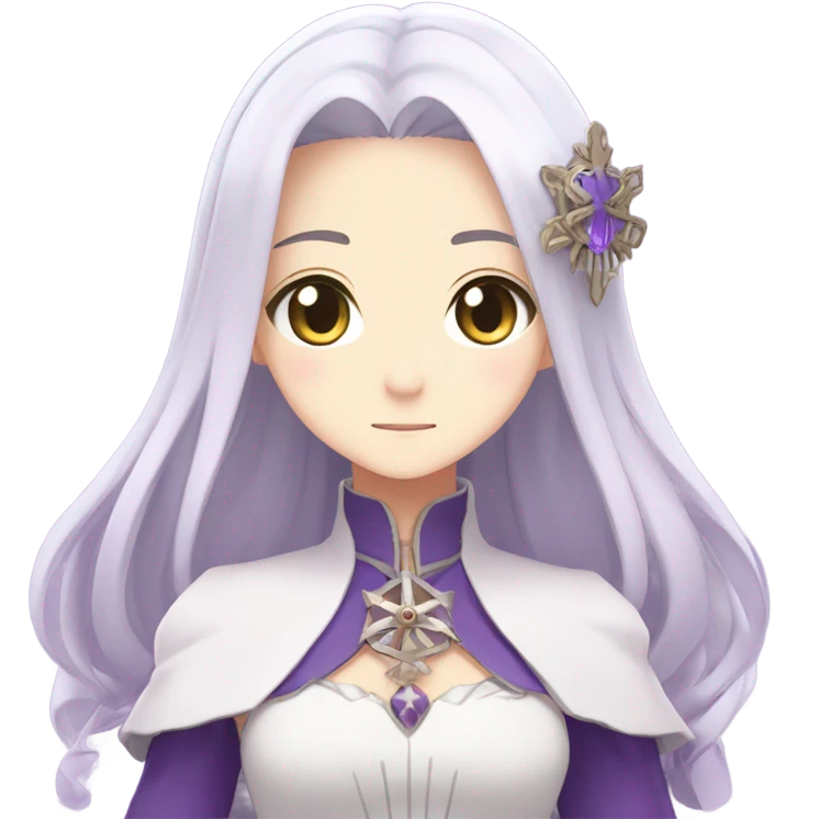 Emilia from Re-Zero￼￼ emoji
