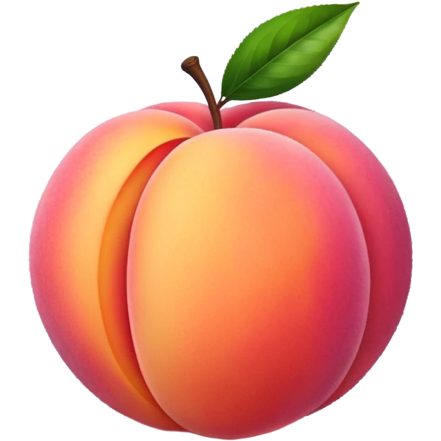 Peach fruit emoji for 'Peaches' song emoji