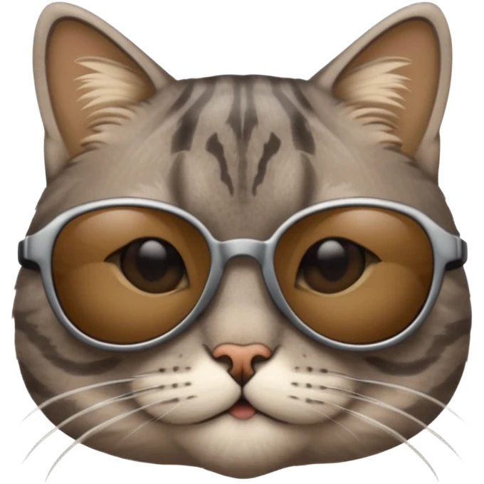Cat wearing sunglasses emoji