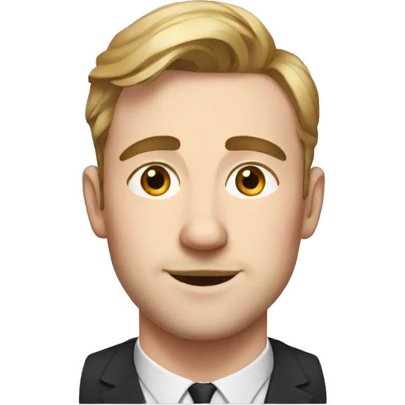 Portrait, British Male, mid 20s, named Charlie emoji