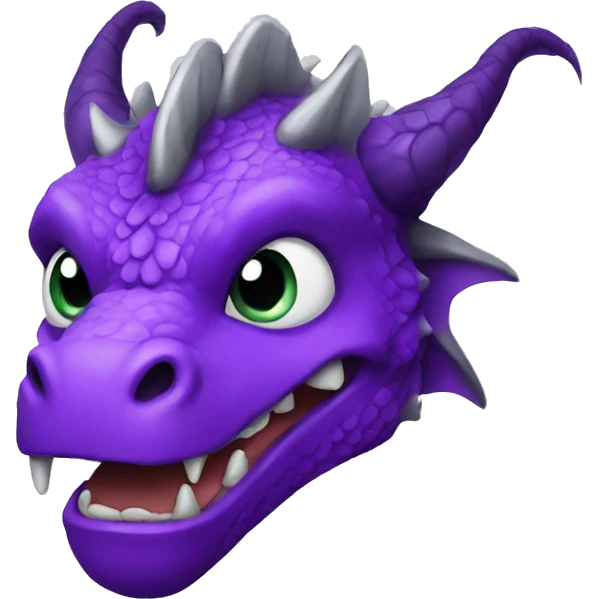 Purple dragon emoji