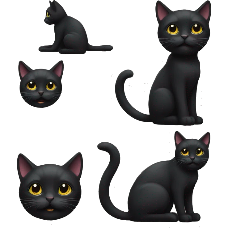 black cat emoji