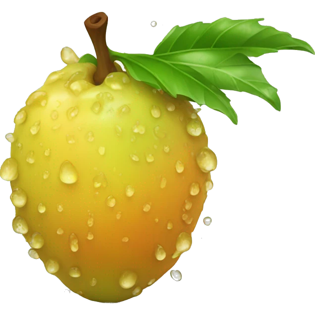 Wet fruit  emoji