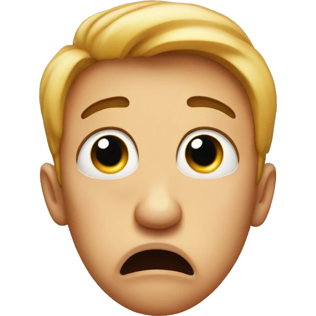 Stunned emoji with eye twitching  emoji