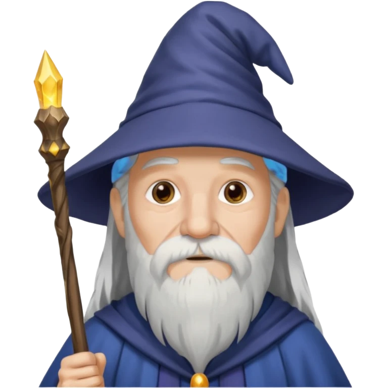 old wizard with staff emoji