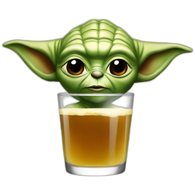 Yoda-drink emoji