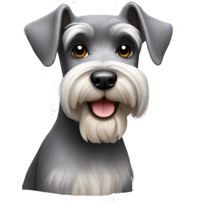 Miniature schnauzer emoji